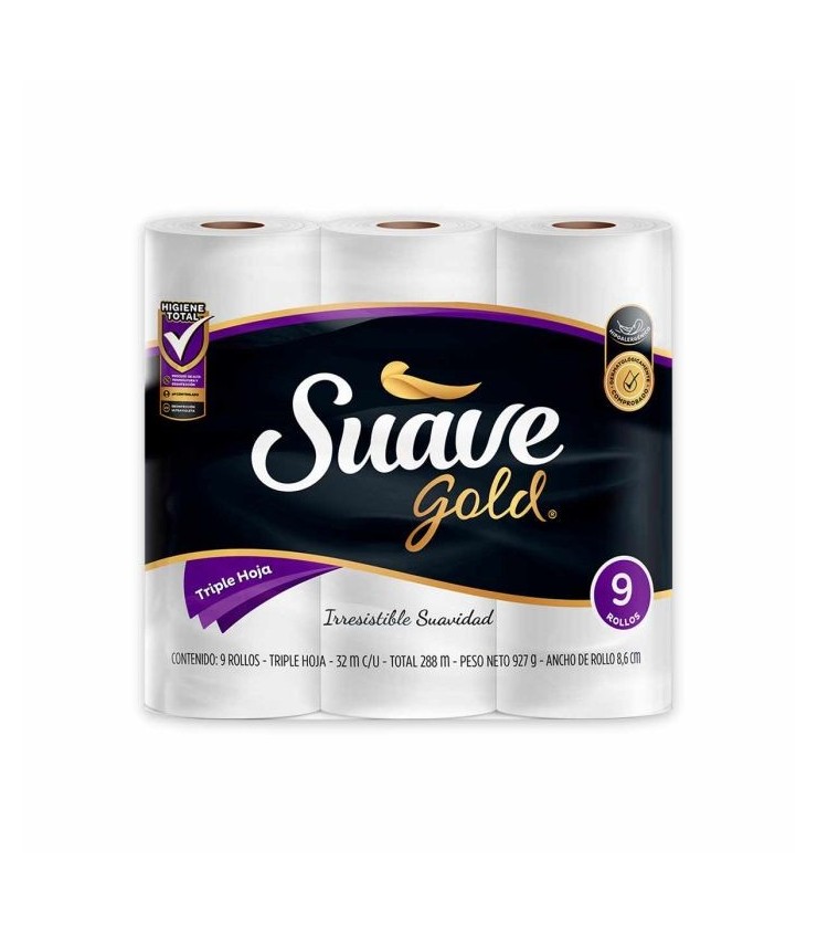 Papel Higienico Suave Gold Triple Hoja U