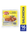 SALCHICHA RICA LLANERA PACK x 500 gr + 3 und