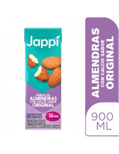 BEBIDA JAPPI ALMENDRAS NATURALx900 MILILITRO