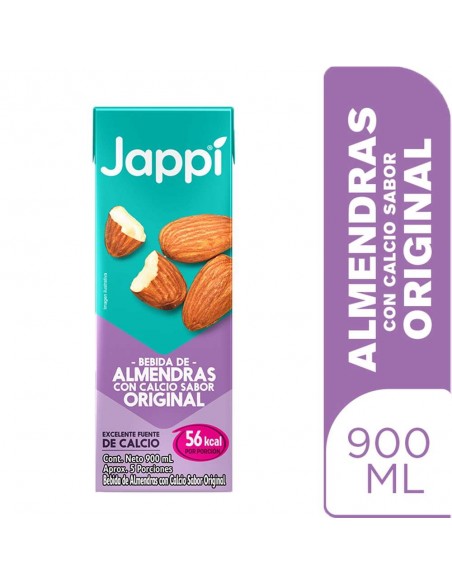 BEBIDA JAPPI ALMENDRAS NATURALx900 MILILITRO
