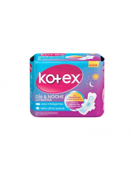 TOALLA KOTEX ULTRA FINA DIA Y NOCHE PQ8 UNIDAD