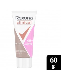 DESODORANTE REXONA WOMEN CLINICAL CLASIC TUBO 60 GRAMOS