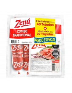 OFERTASALCHICHON TRAD ZENU BR225GRAMOS X2UN+MORT