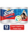 PAPEL HIGIÉNICO SCOTT MAXI TRIPLE HOJA x 12u