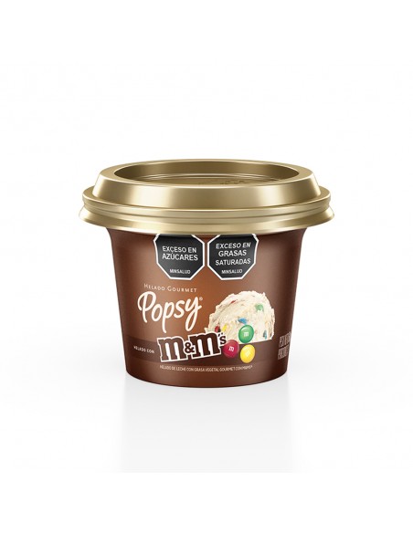 HELADO POPSY M&M VASITOx60 GRAMOSxUND