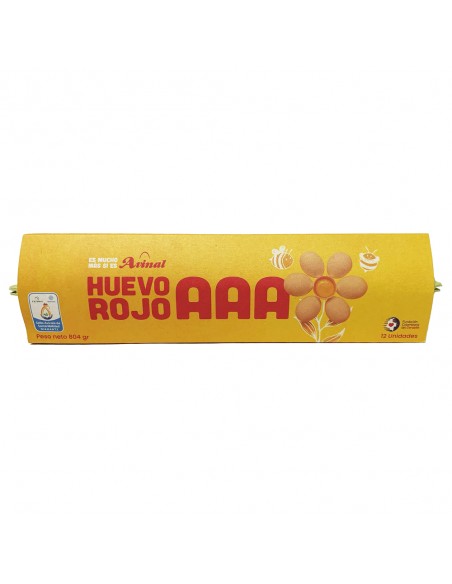 HUEVOS AVINAL ROJOS AAAx12 UNIDAD