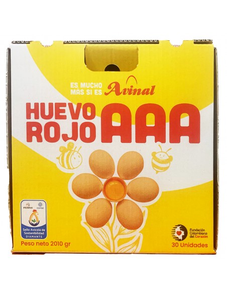 HUEVOS AVINAL ROJOS AAAx30