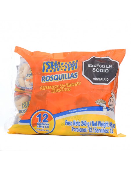 ROSQUILLA SEBA SEBA PQ12 UNIDADx240 GRAMOS