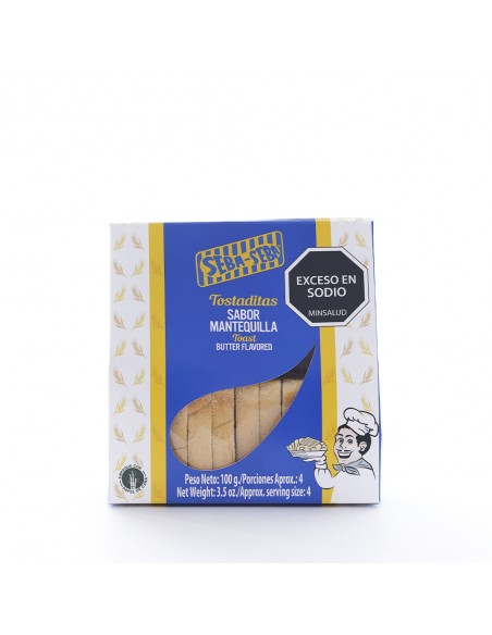 TOSTADITA SEBA SEBA MANTEQUILLA CAJA 100 GRSxUND