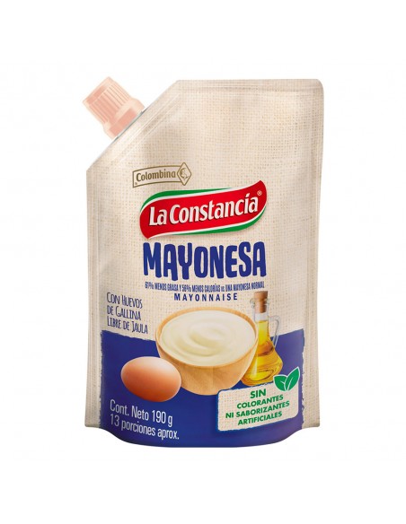 MAYONESA LA CONSTANCIA DOYPACK 190 GRAMOS