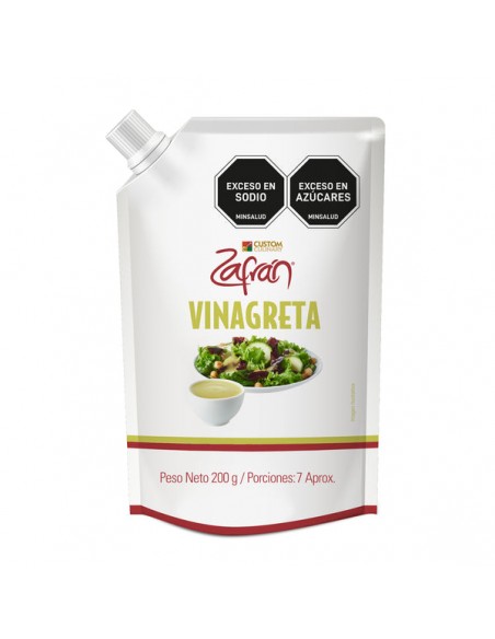 SALSA VINAGRETA ZAFRAN DOYPACK 200 GRAMOS
