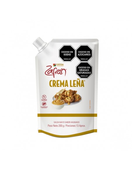 SALSA CREMA DE LENA ZAFRAN DOYPACK 200 GRAMOS