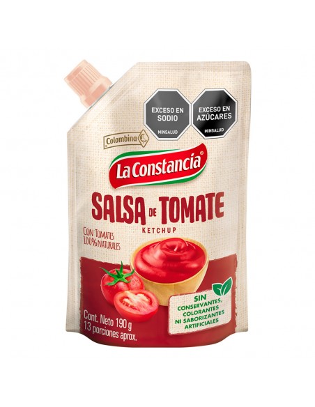 SALSA DE TOMATE CONSTANCIA DOYPACK 190 GRAMOS