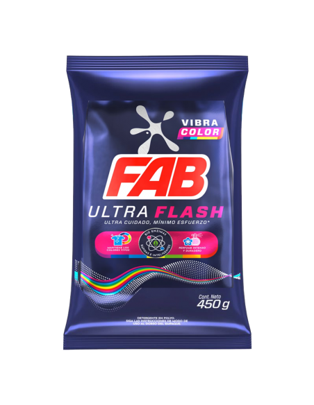 DETERGENTE FAB ULTRA COLOR BOLSA 450GR