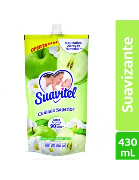 SUAVITEL FRESCURA MANZANA DOYPACK430 MILILITROS