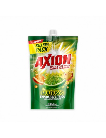 LAVAPLATOS AXION LIQ EXPLOSION CITRICA DOYPACK500 MILILITROS