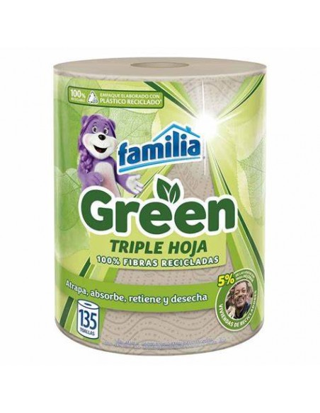 TOALLA COCINA FAMILIA GREENx1 UNIDAD