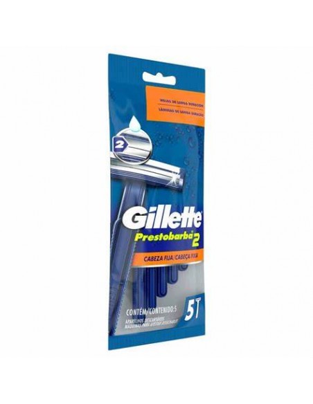 MAQUINA AFEITAR GILLETTE PRESTO BARBA U.GR2xUN