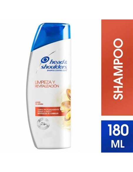 SHAMPO H&S LIMPIEZA REVITALIZADORA  TARRO 180 MILILITRO