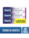 CREMA DENTAL ORAL B 3D WHIT 3u x 107ml c/u