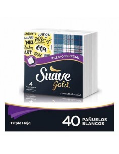 PANUELO SUAVE GOLD BOLSILLOx4UN C