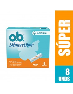 TAMPONES OB SUPER DIG8 UNIDAD
