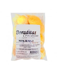 PASTEL DORADITAS PAPA POLLO PAQUETEx900GR