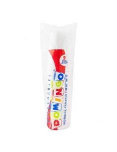 VASO DESECHABLE DOMINGO TRASLU 9ozx25 UNIDAD