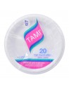 PLATO DESECHABLE TAMI PANDO MEDIANO x 20u