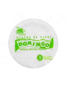 PLATO DESECH DOMINGO GRANDES CARTONx12 UNIDAD