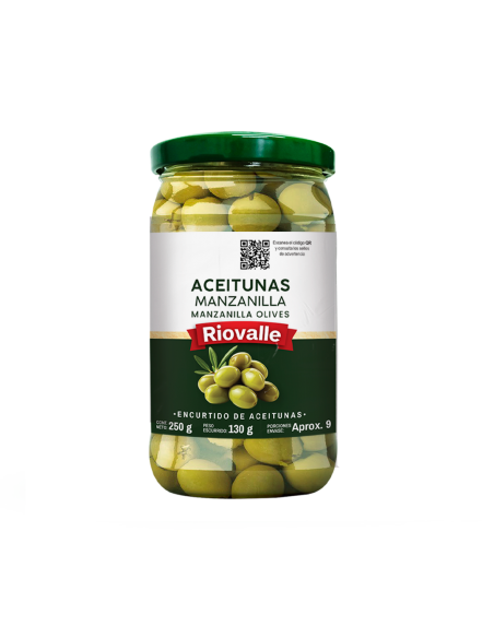 ACEITUNA MANZANILLA RIOVALLE x 250gr