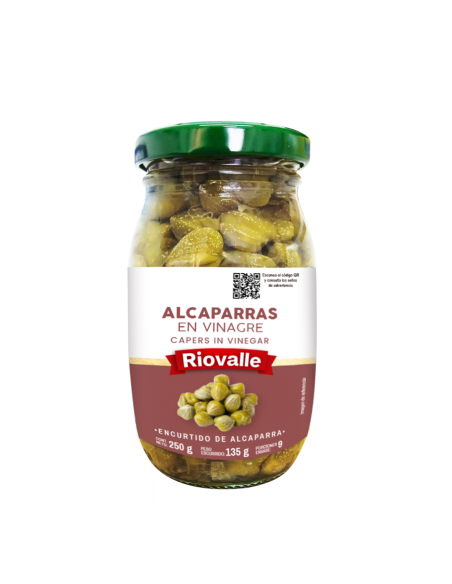 ALCAPARRAS EN VINAGRE RIOVALLE x 125gr