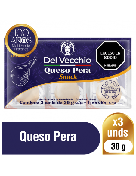 QUESO PERA VECCHIO PQ3 UNIDADx38 GRAMOS
