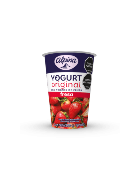 YOGURT ALPINA FRESA VASO 200GR