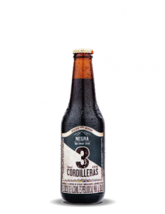 CERVEZA 3CORDILLERAS NEGRA BOTELLA 330 MILILITRO
