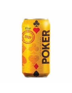 CERVEZA POKER CLASICA LT473 MILILITROSX UNIDAD