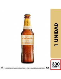 CERVEZA CLUB COLOMBIA DORADA BT330 MILILITROS