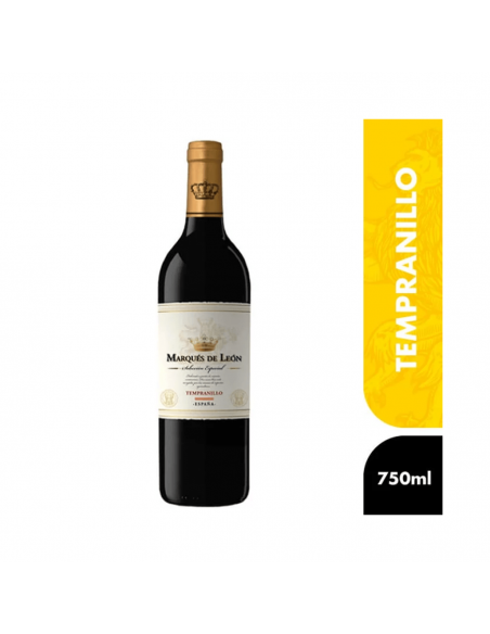 VINO TINTO MARQUES DE LEON BT750 MILILITROS