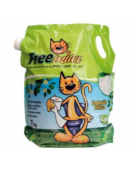 ARENA GATOS FREE MIAU CITRICA  BOLSA  4 KILO