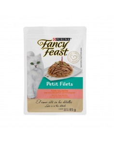 FANCY FEAST PETIT FILETS SALMON DOYPACK 85 GRAMOS
