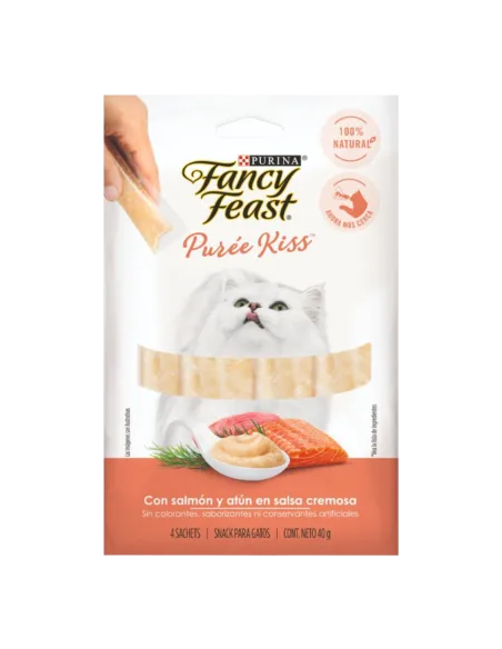 FANCY FEAST PURE KISS SALMON ATUN DOYPACK 40 GRAMOS