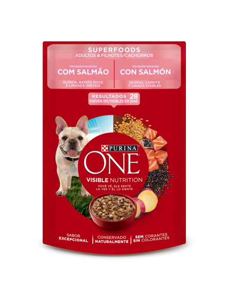 ONE PERROS PURINA ADULTOS SALMÓN x 85gr