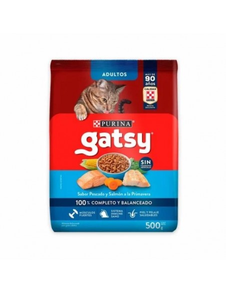 GATSY PESCADO SALMON PRIMAVERA BOLSA 500GR