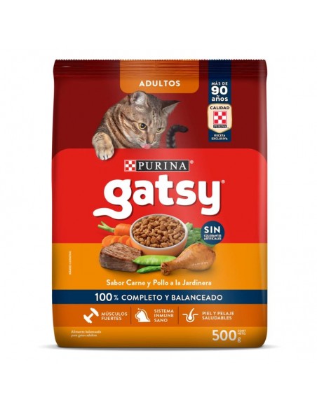 GATSY CARNE POLLO JARDINERA BL 500GR