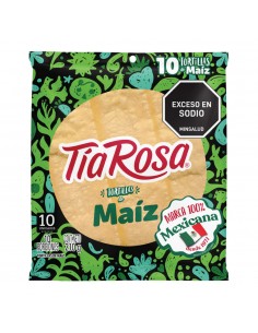 TORTILLAS TIA ROSA MAIZ  BOLSA 210 GRAMOS