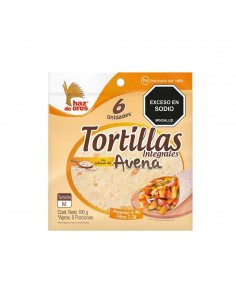 TORTILLAS HAZ DE OROS INTEGRALES AVENA x 190gr