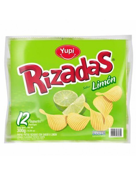 PAPAS RIZADAS LIMON BOLSA 300x12UNDS