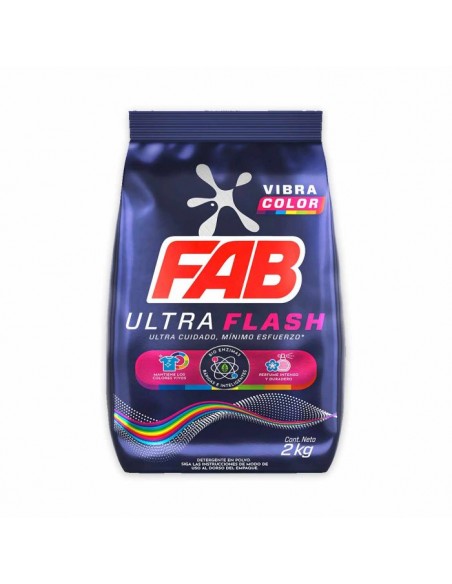 DETERGENTE FAB ULTRA COLOR  BOLSA  2 KILO