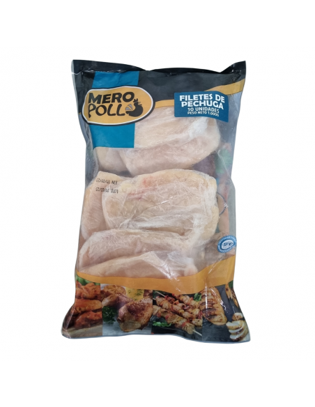 FILETE DE PECHUGA MERO POLLO  BOLSA 1000 GRAMOS