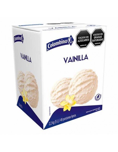 HELADO COLOMBINA VAINILLAx5 LITRO